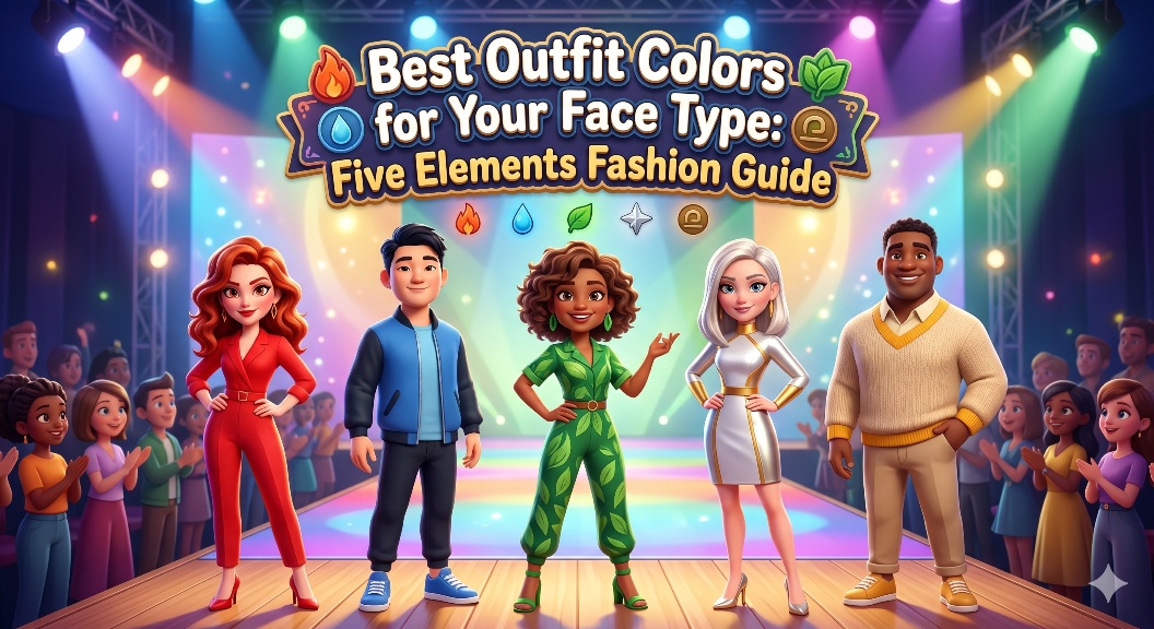 Best Outfit Colors for Your Face Type Five Elements Fashion Guide