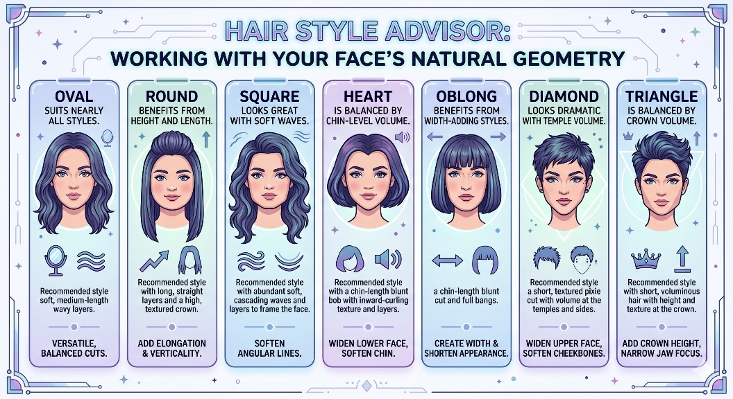 Crowning Glory: The Face Reading Guide to Finding Your Perfect Hairstyle